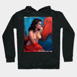 Natalie ~ oil painting Hoodie